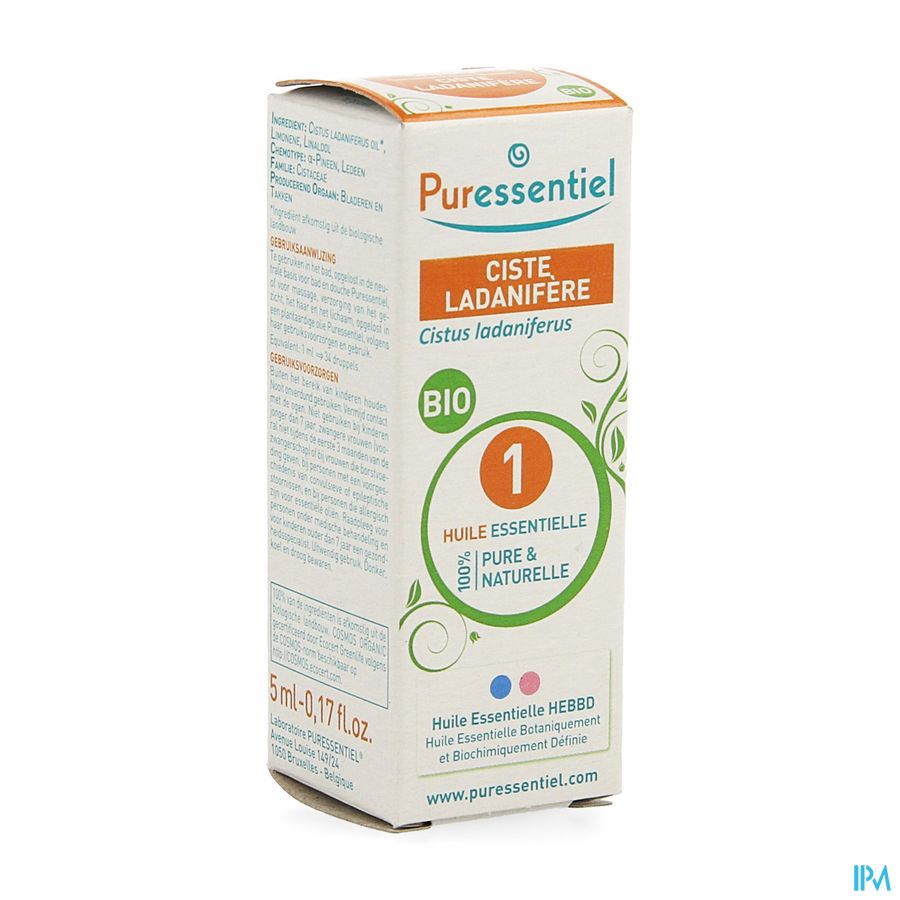 Puressentiel He Ciste Ladanif. Bio Exp.5ml Puressentiel He Ciste Ladanif. Bio Exp.5ml
