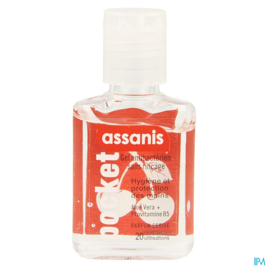 Assanis Pocket Handgel Kers 20ml
