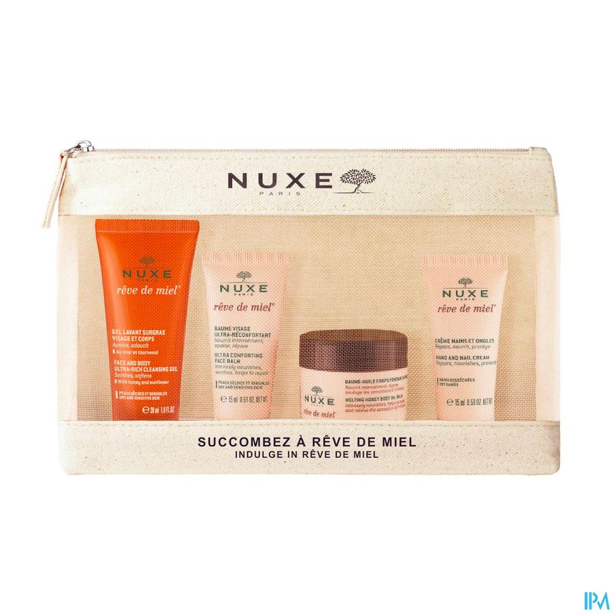 Nuxe Travel Kit Reve De Miel 4 Prod.