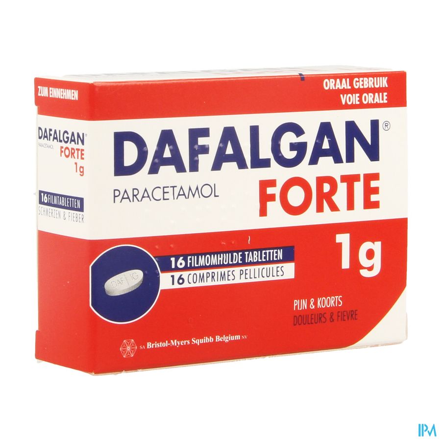 Dafalgan Forte 1g Impexeco Filmomh Tabl 16x1g Pip Dafalgan Forte 1g Impexeco Filmomh Tabl 16x1g Pip