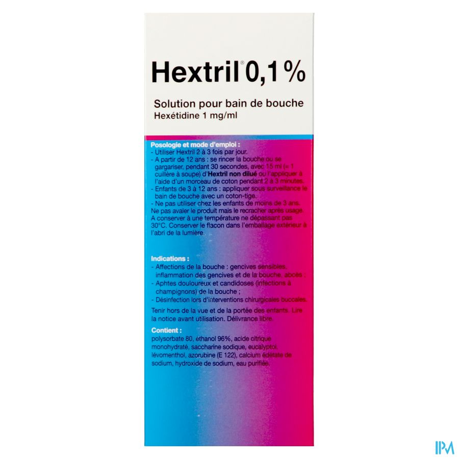 Hextril 0,1% Mondspoeling 400ml 7