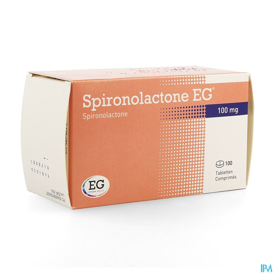 Spironolactone EG Tabl100X100Mg Spironolactone EG Tabl100X100Mg