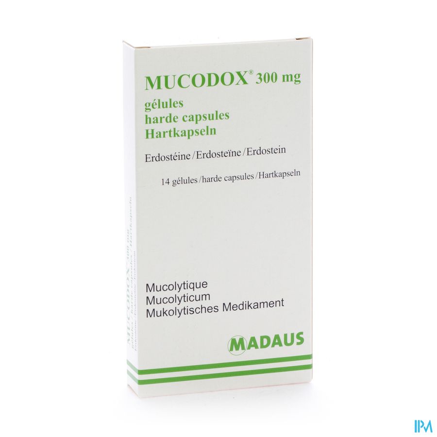 Mucodox 300mg Caps 14 1