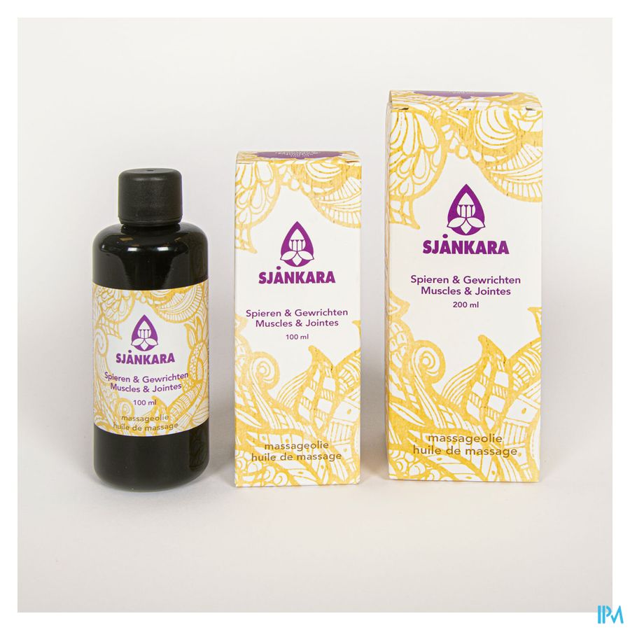 Sjankara Spieren & Gewrichten Massageolie 100ml Sjankara Spieren & Gewrichten Massageolie 100ml