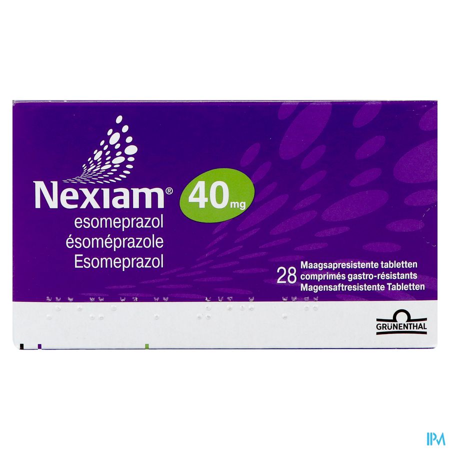 Nexiam 40mg Comp 28 X 40mg 3