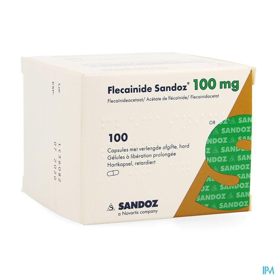 Flecainide Retard Sandoz 100mg Caps Verl.afg. 100 Flecainide Retard Sandoz 100mg Caps Verl.afg. 100