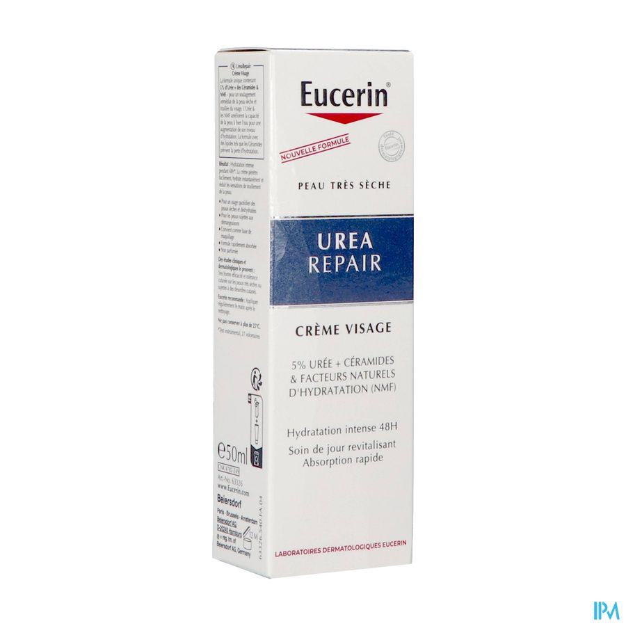 Eucerin Urearepair Cr Visage 5% Uree Tube 50ml Nf Eucerin Urearepair Cr Visage 5% Uree Tube 50ml Nf