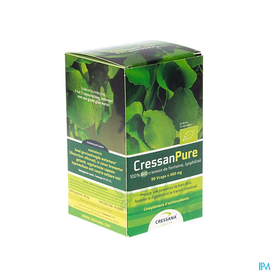 Cressan Pure V-caps 90x500mg Cressan Pure V-caps 90x500mg