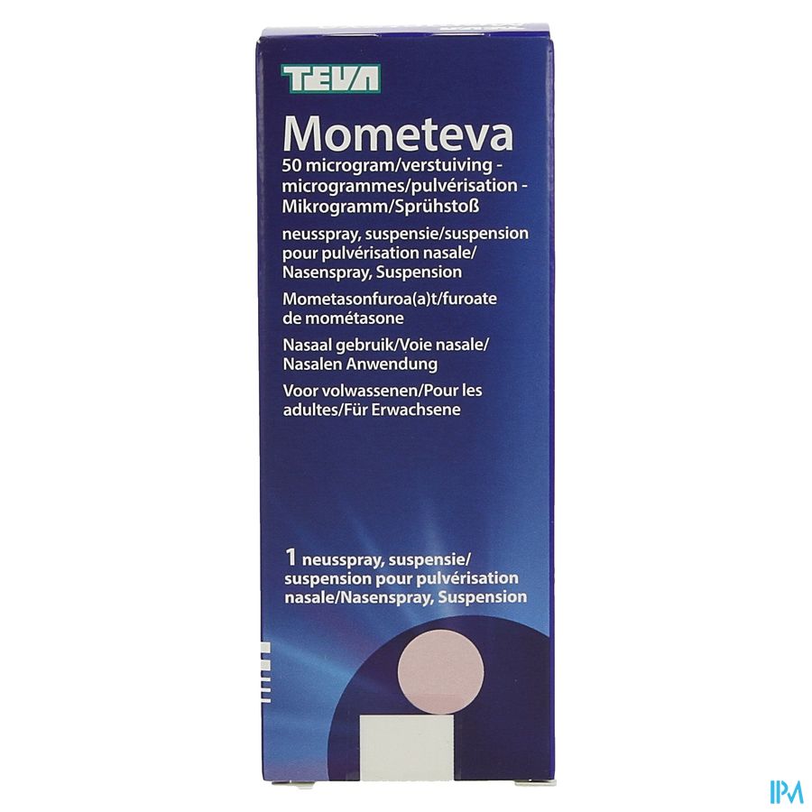 Mometeva Spray Nasal Susp 50mcg/pulv Pulv 140 3