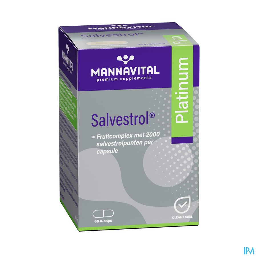 Mannavital Salvestrol Platinum Caps 60