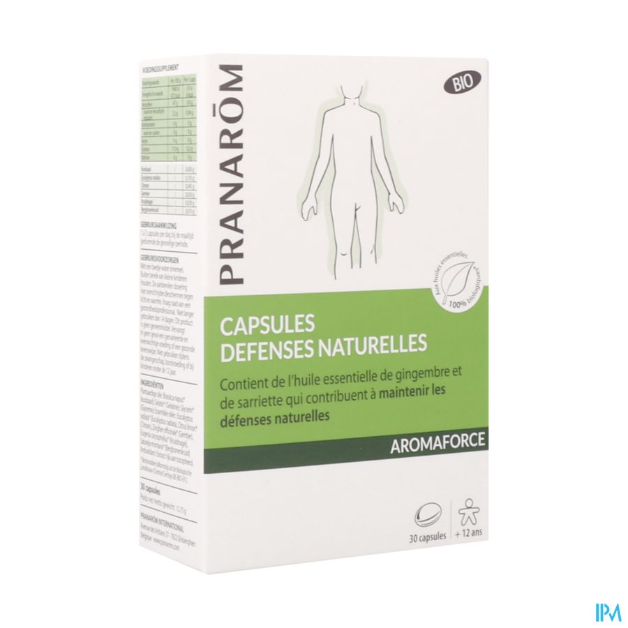 Pranarom Aromaforce Bio Defenses Nat.caps 30 Pranarom Aromaforce Bio Defenses Nat.caps 30
