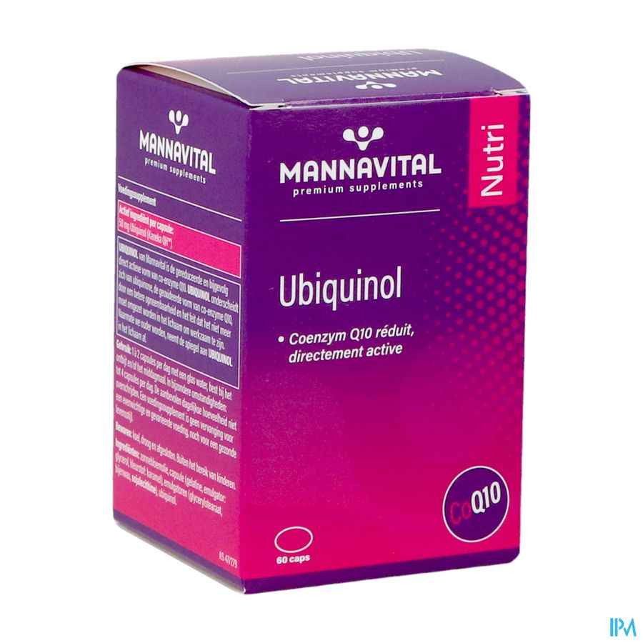 Mannavital Ubiquinol Caps 60 Mannavital Ubiquinol Caps 60