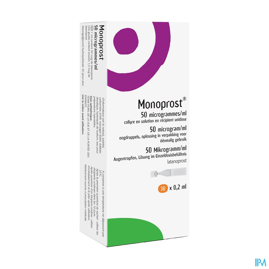 Monoprost 0,005% Collyre 30 X 0,2ml Monoprost 0,005% Collyre 30 X 0,2ml