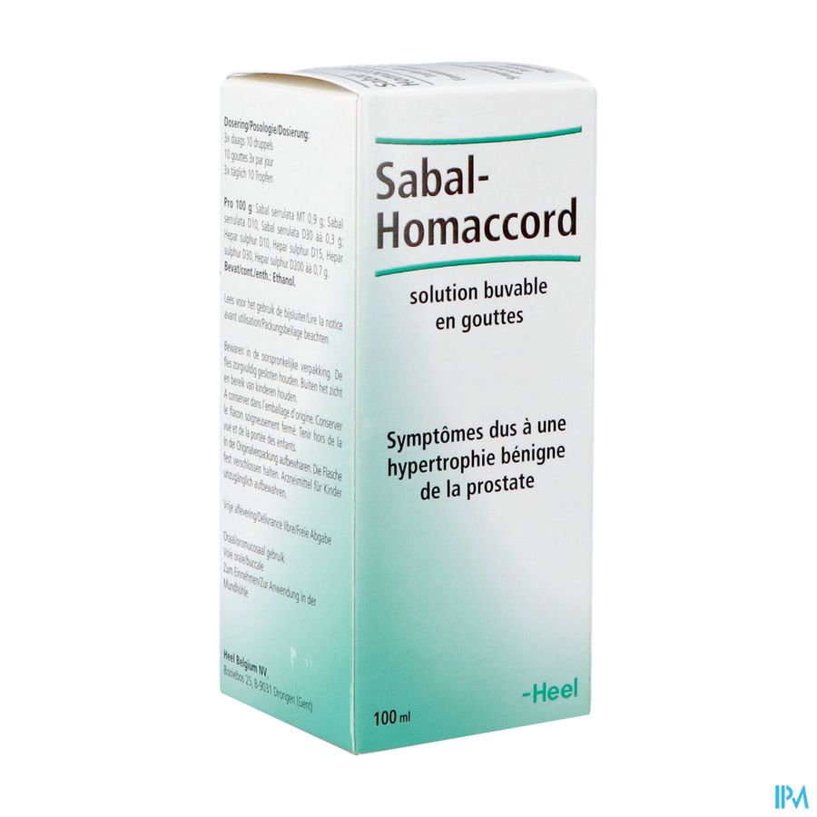 Sabal-homaccord Gutt 100ml Heel Sabal-homaccord Gutt 100ml Heel