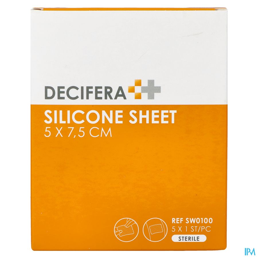 Decifera Silicone Sheet 5x 7,5cm 5 1