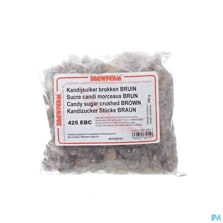 Kandijsuiker Bruin Brokken 500g 0070821