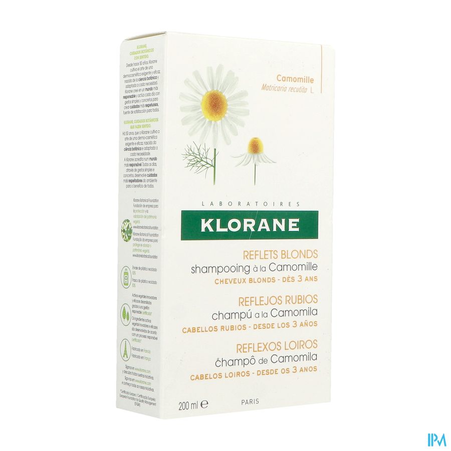 Klorane Capil. Sh Kamille Nf Fl 200ml Klorane Capil. Sh Kamille Nf Fl 200ml