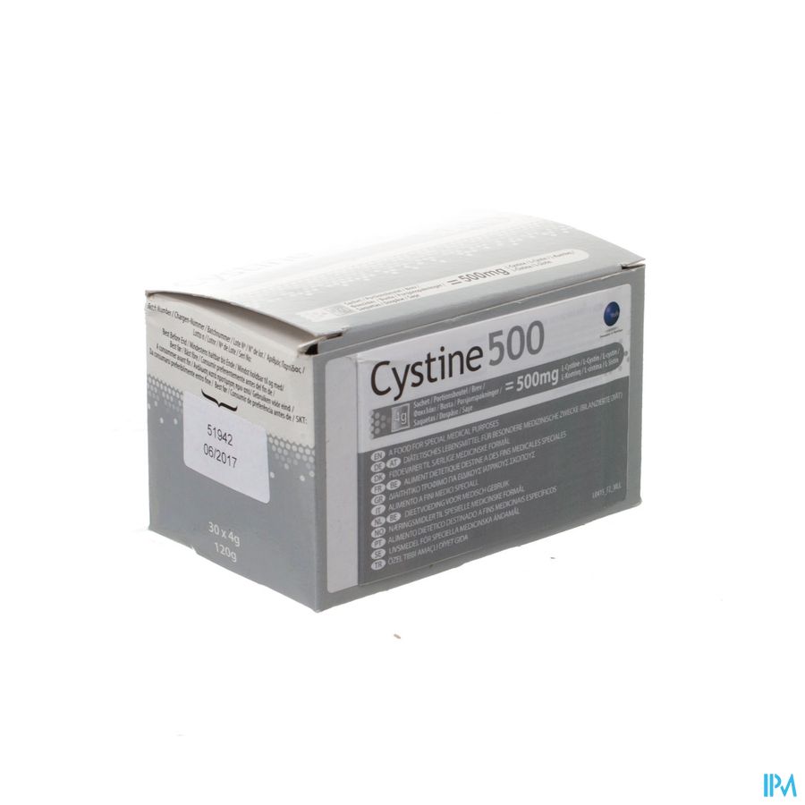 Cystine 500 Pdr Sachet 30x4g Cystine 500 Pdr Sachet 30x4g