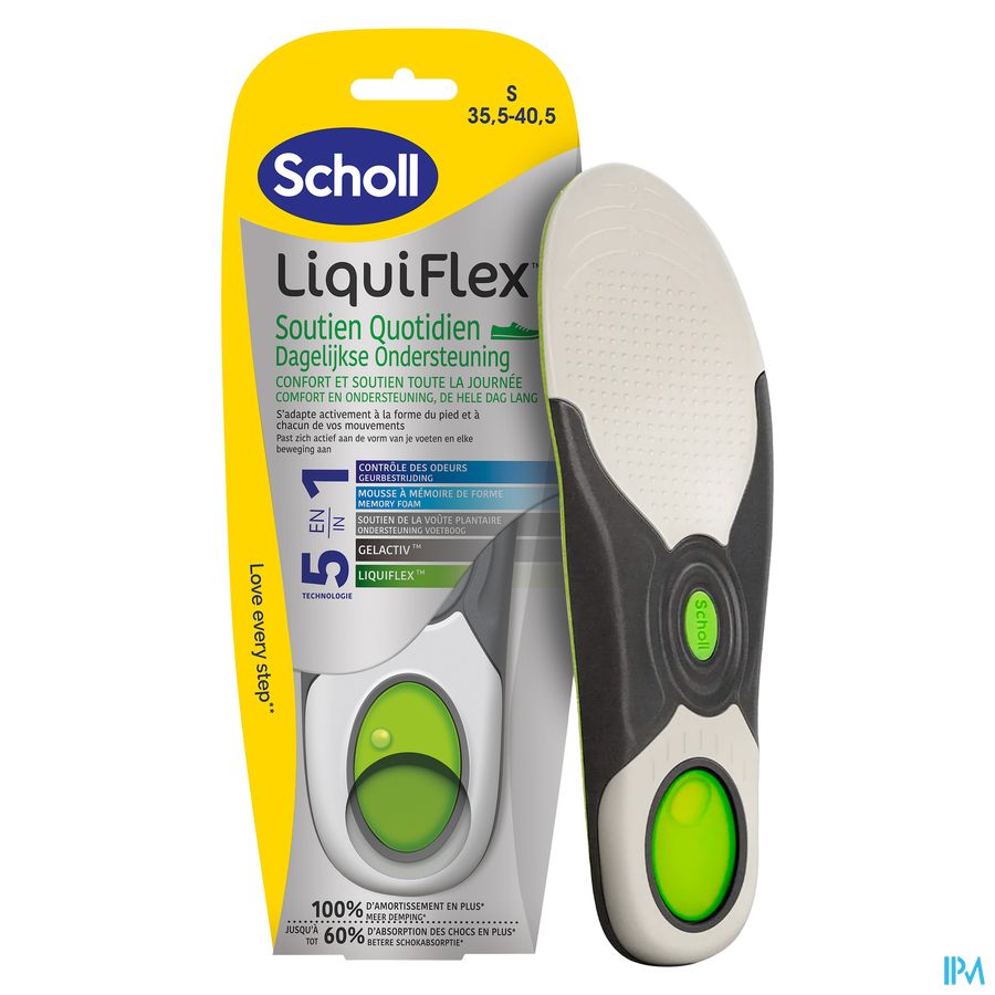 Scholl In.zolen Liquiflex Dag.ondersteun.s 1 Paire Scholl In.zolen Liquiflex Dag.ondersteun.s 1 Paire