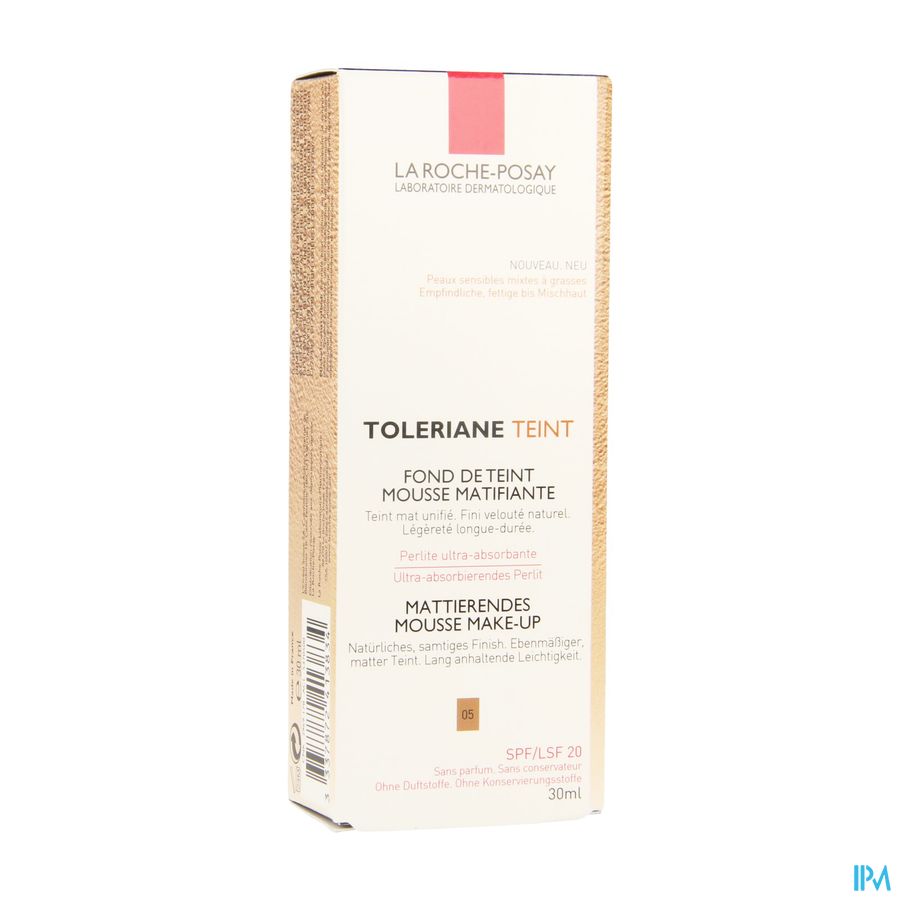 La Roche Posay Toleriane Fdt Mousse 05 30ml La Roche Posay Toleriane Fdt Mousse 05 30ml