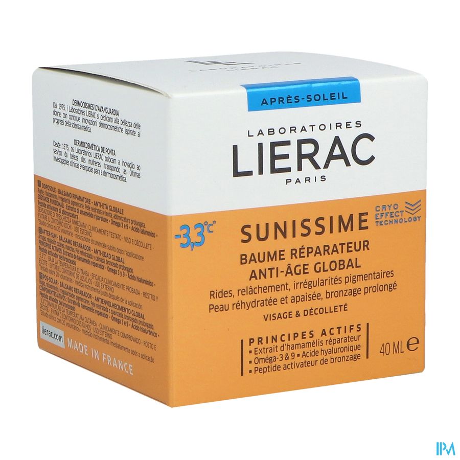 Lierac Sunissime Balsem Herstel.rehydra Pot 40ml