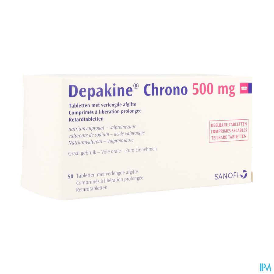 Depakine Chrono 500 Blister 5 X 10 Depakine Chrono 500 Blister 5 X 10