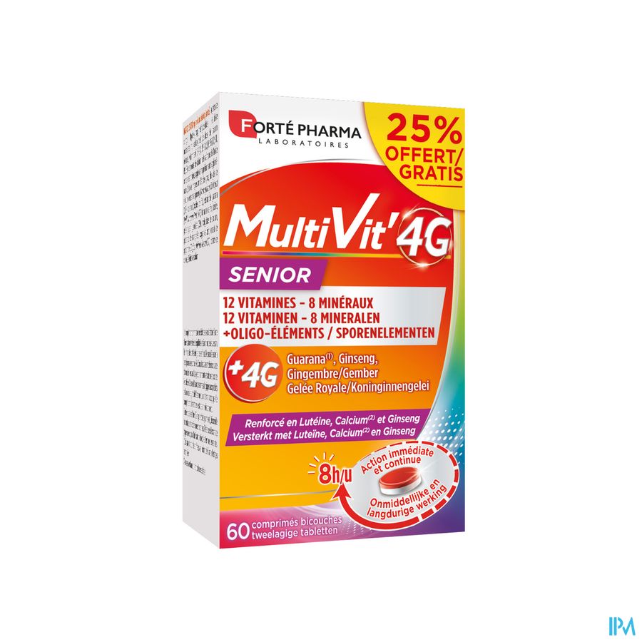Multivit 4g Senior Comp 60 Promopack Multivit 4g Senior Comp 60 Promopack