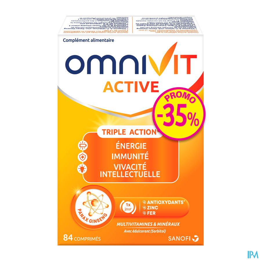Omnivit Active 40Mg             Comp 84 Promo -35% 3
