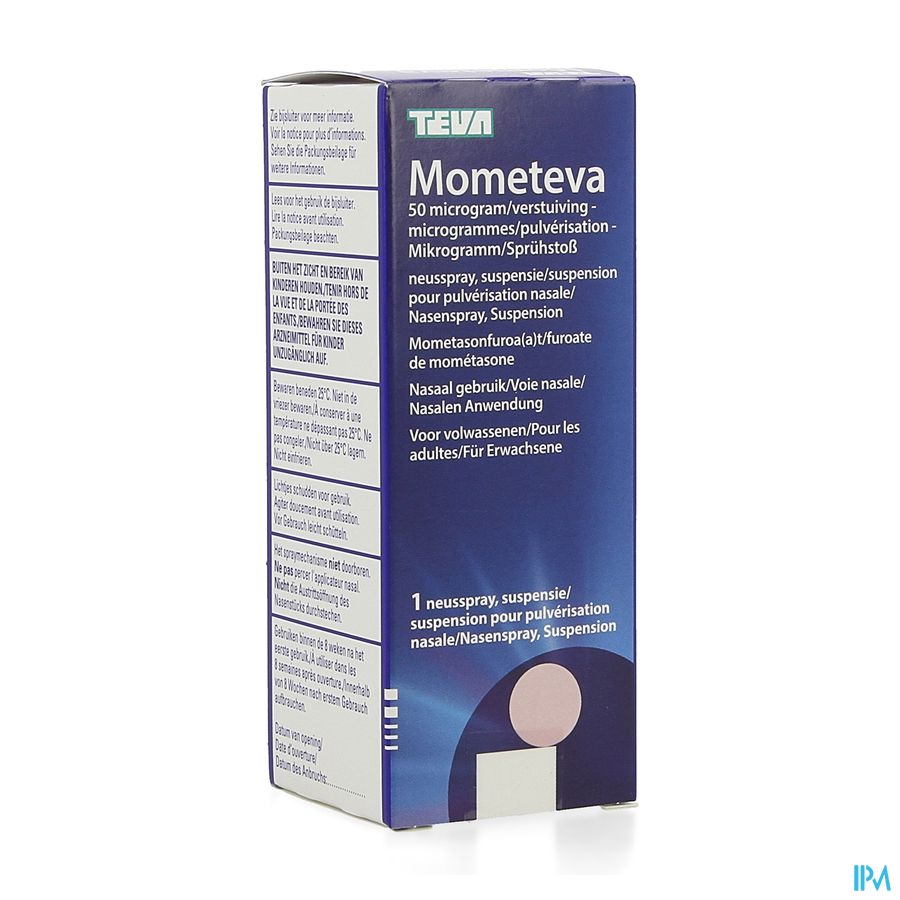 Mometeva Spray Nasal Susp 50mcg/pulv Pulv 140 1