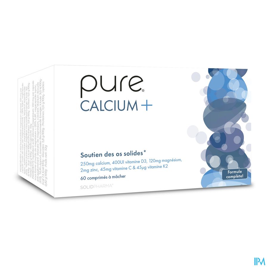 Pure Calcium+ Comp A Croquer 60 Pure Calcium+ Comp A Croquer 60