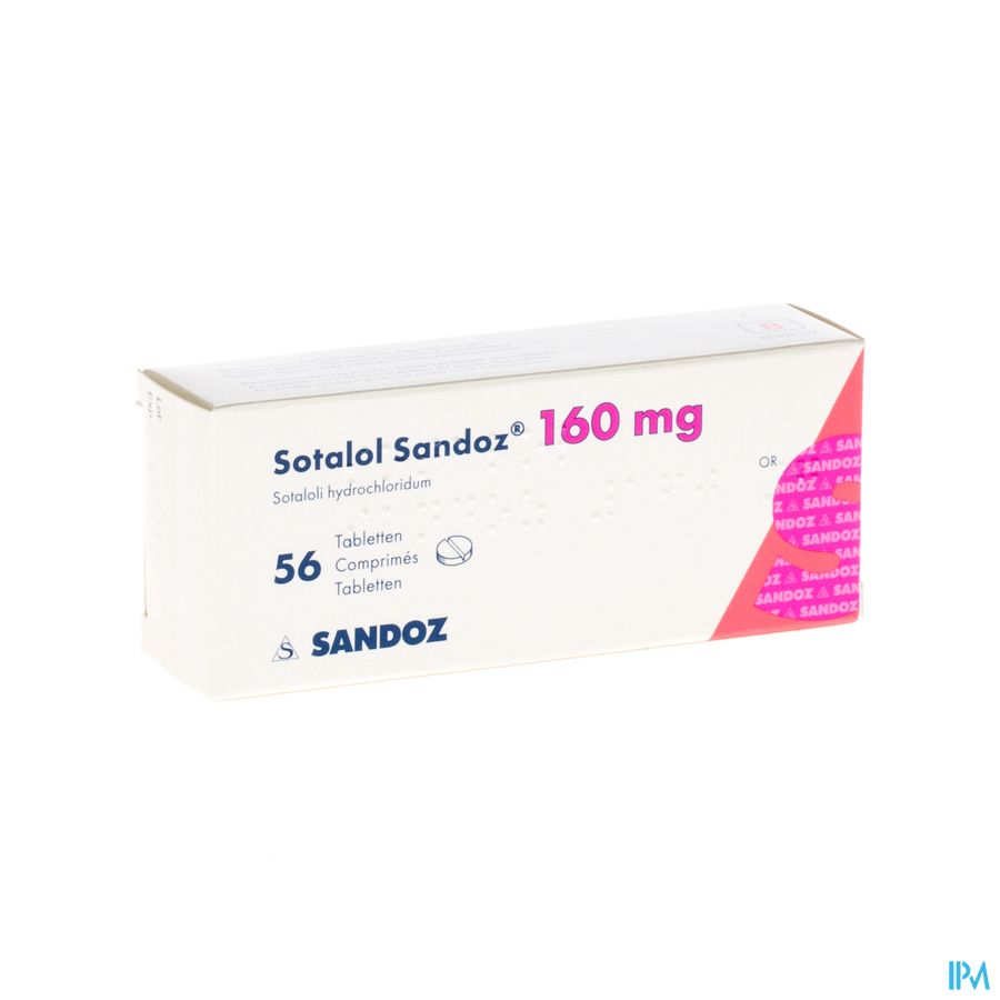 Sotalol Sandoz Comp 56 X 160mg Sotalol Sandoz Comp 56 X 160mg