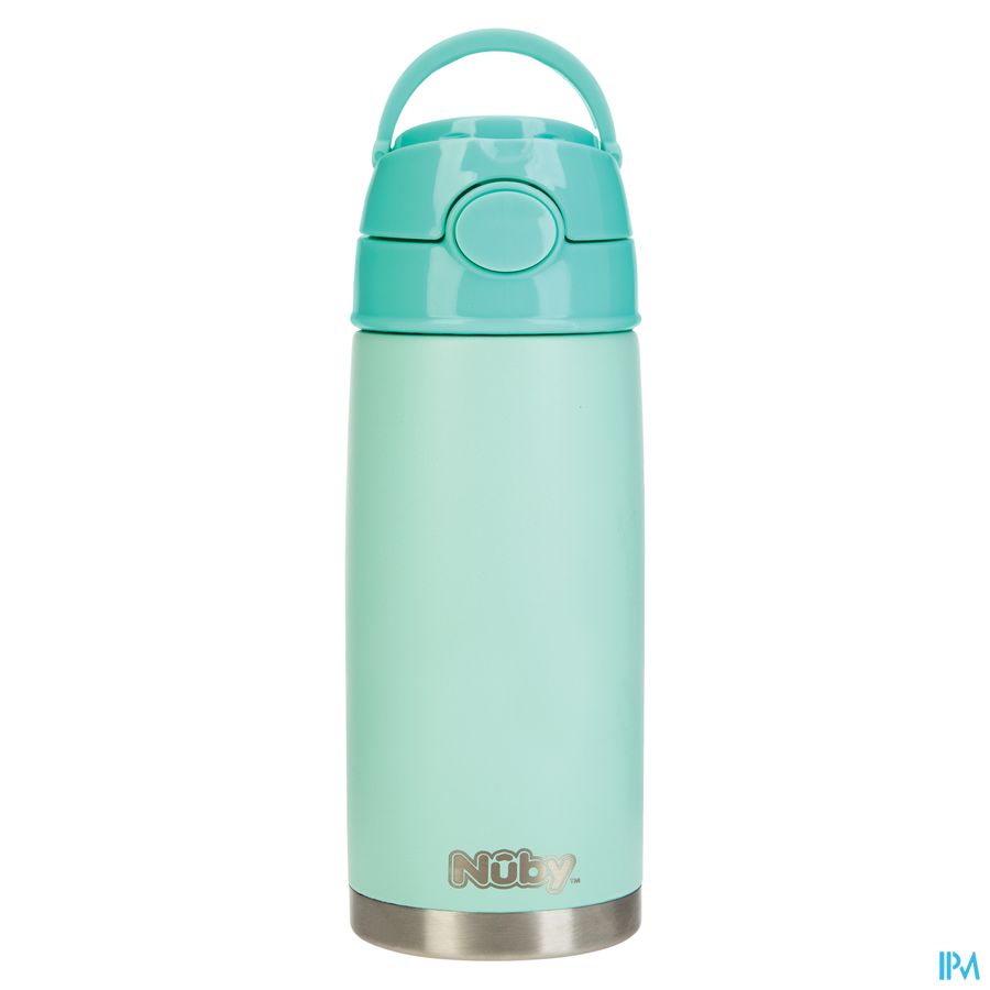Nuby Pastel Thermosbeker Inox 420ml Groen 3j+ 4
