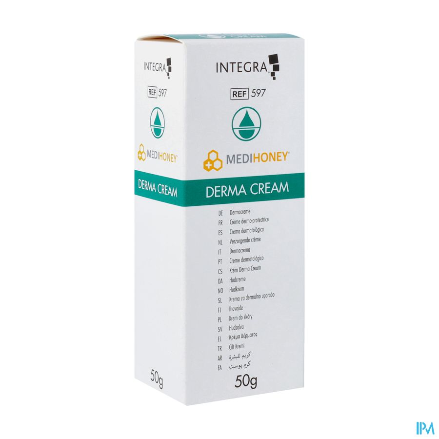 Medihoney Derma Cream Verzorg.huidcreme Tube 50g Medihoney Derma Cream Verzorg.huidcreme Tube 50g