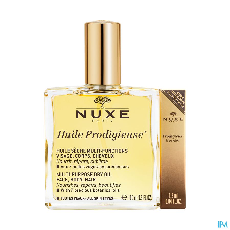 Nuxe Huile Prodigieuse Vapo 100ml+parf.1,2ml Grat.