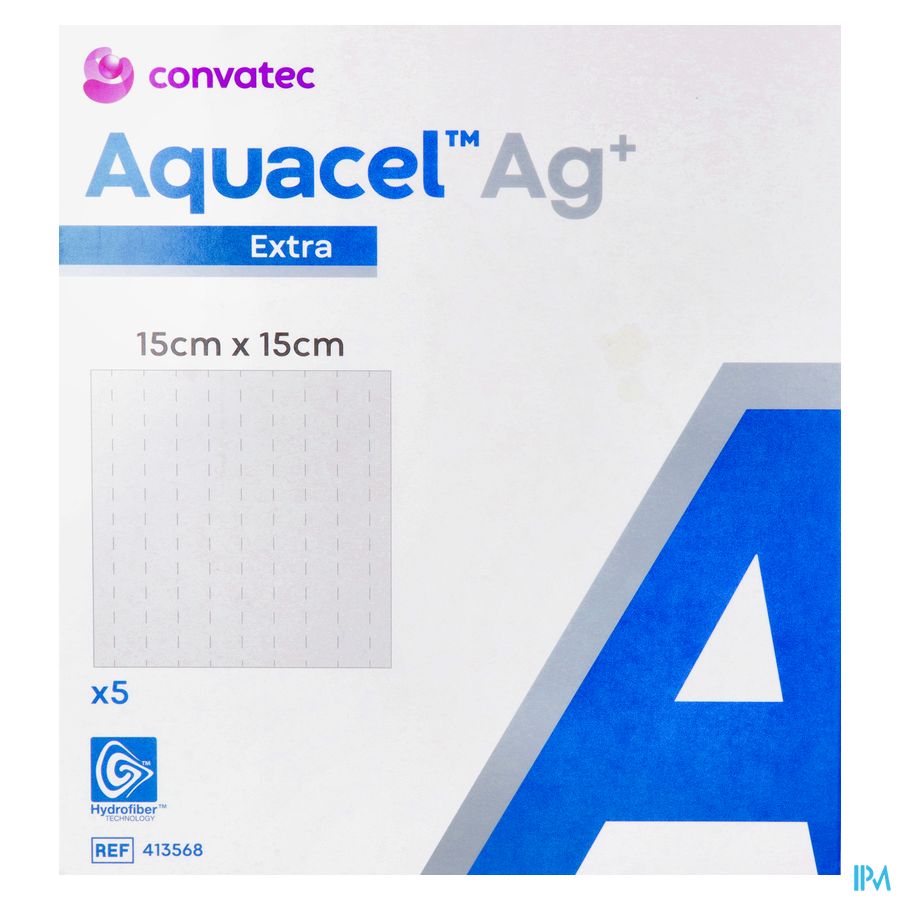 Aquacel Ag+ Extra 15 X 15cm 5 413568 2