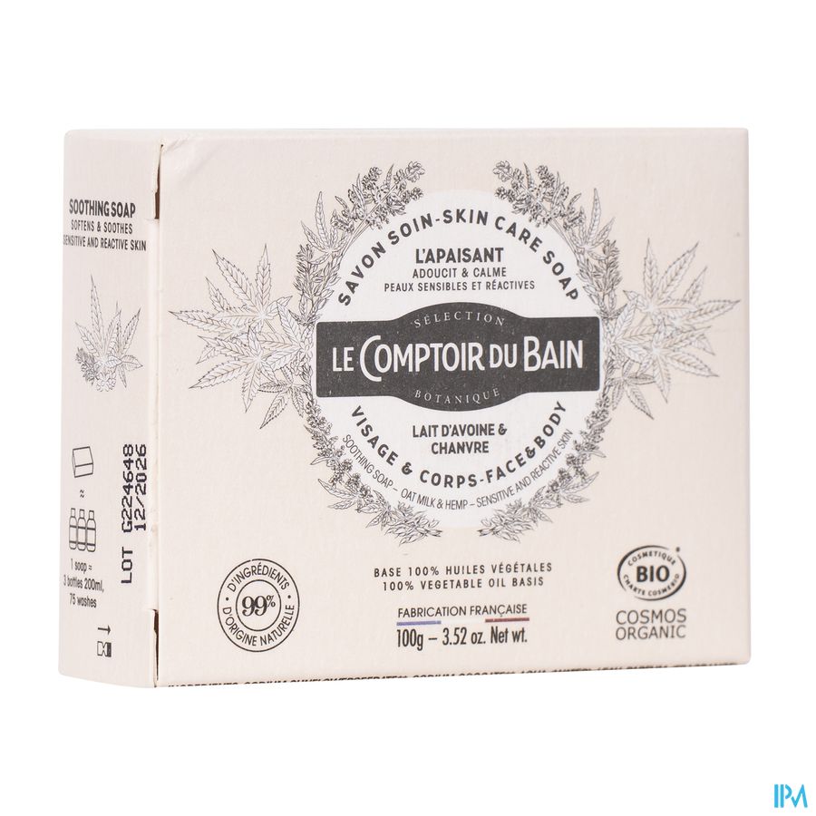 Le Comptoir Du Bain Vaste Zeep Apaisant 100g