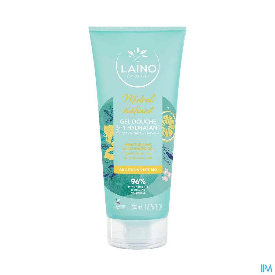 Laino Gel Douche 3en1 Citron 200ml Laino Gel Douche 3en1 Citron 200ml
