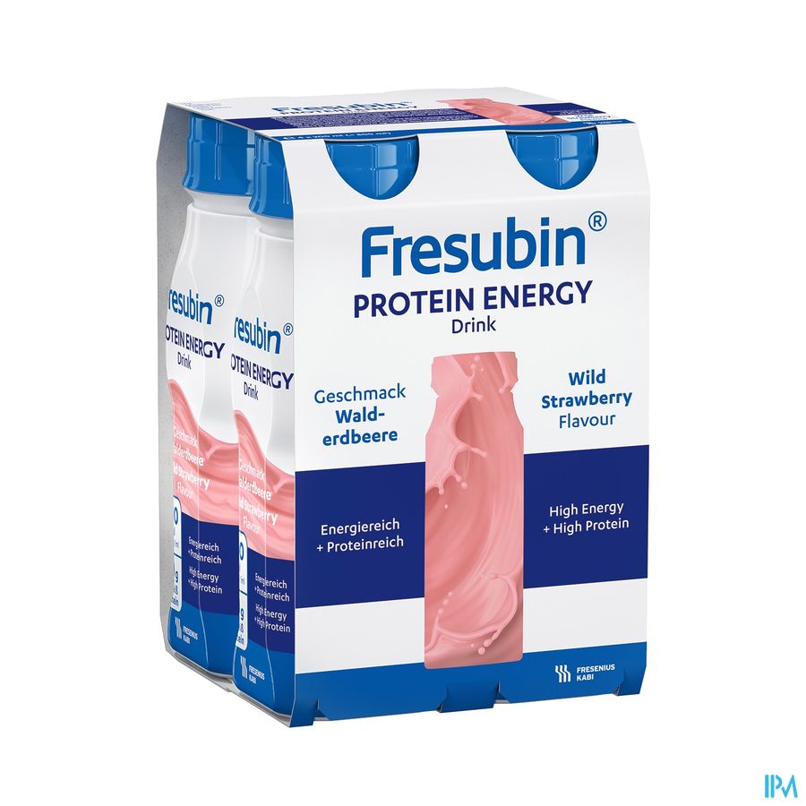 Fresubin Protein Energy Drink 200ml Fraise Des Bois/bosaardbei Fresubin Protein Energy Drink 200ml Fraise Des Bois/bosaardbei