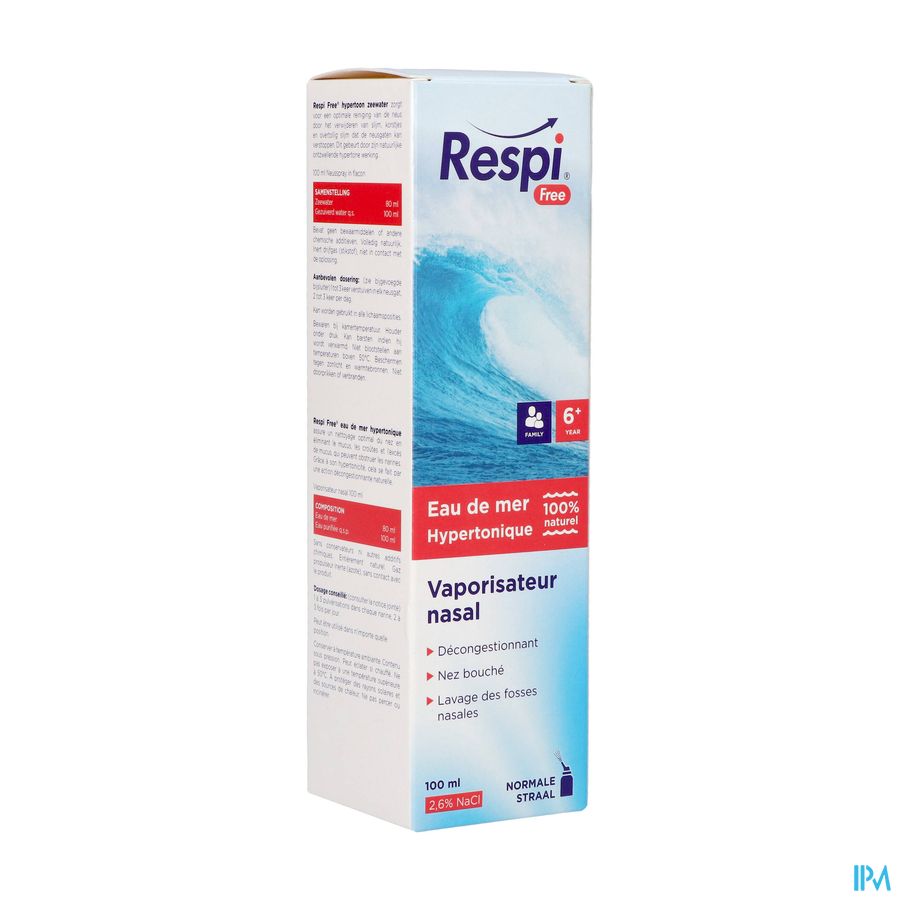 Respi Free Hypertonic Family Spray 100ml Respi Free Hypertonic Family Spray 100ml