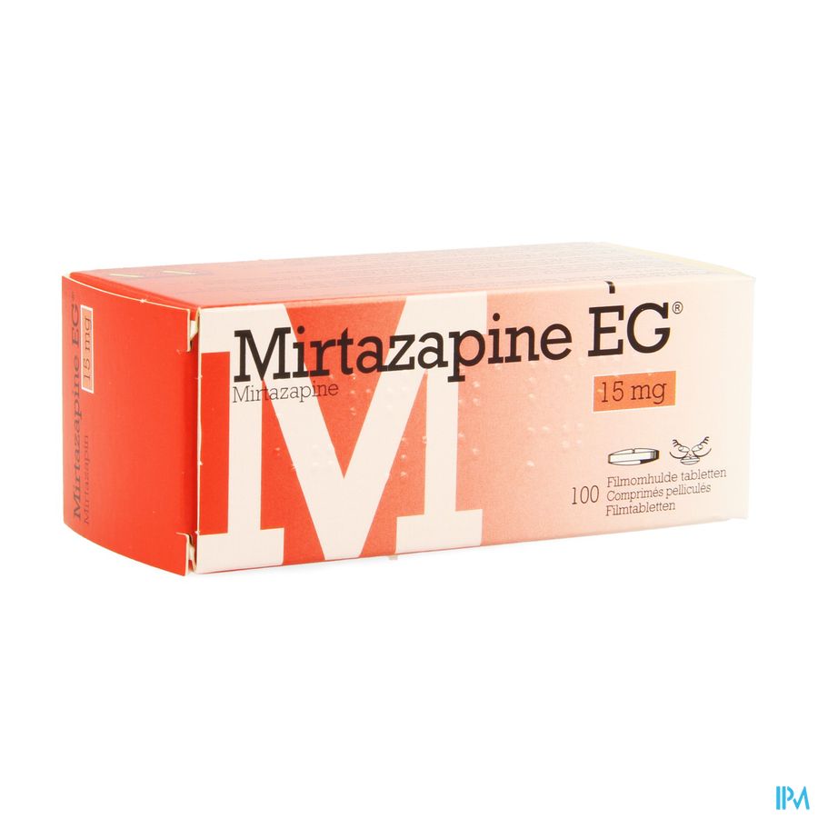Mirtazapine Eg 15mg Pi Pharma Filmomh Tabl 100 Pip