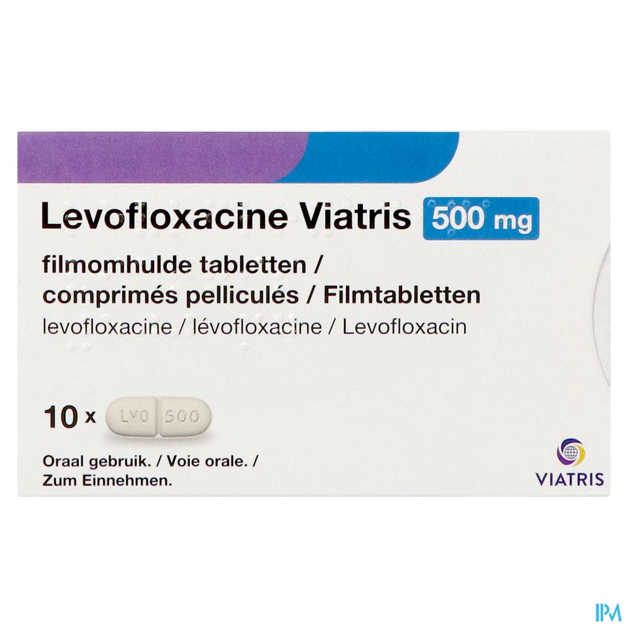 Levofloxacine Viatris 500mg Tabl 10 2