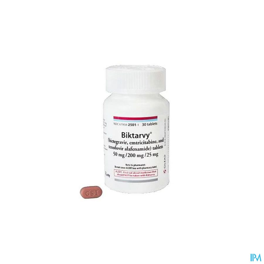 Biktarvy 50mg/200mg/25mg Abac. Film.tabl 30 Bottle Biktarvy 50mg/200mg/25mg Abac. Film.tabl 30 Bottle