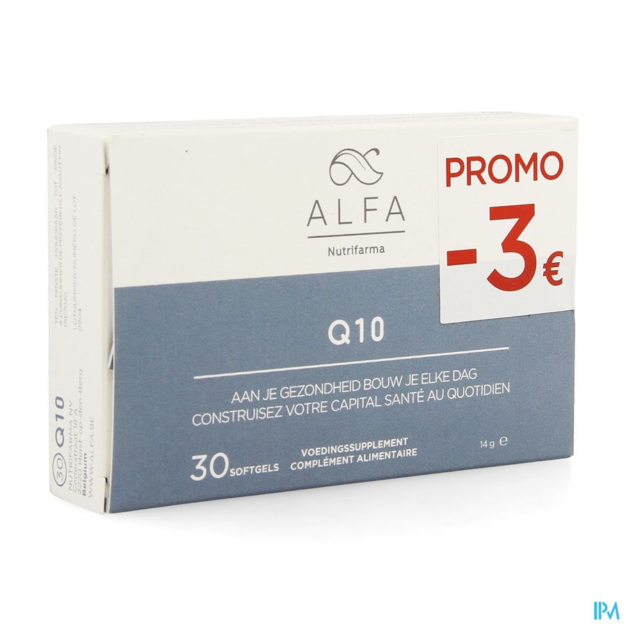 Alfa Q10 Softgels 30 Promo -3€ Alfa Q10 Softgels 30 Promo -3€