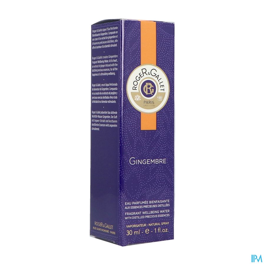 Roger&gallet Gingembre Fris Water Parf Vapo 30ml