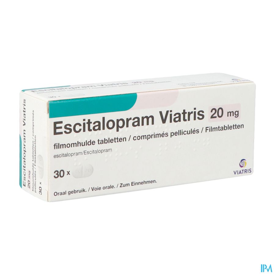 Escitalopram Viatris 20mg Filmomh Tabl 30 Escitalopram Viatris 20mg Filmomh Tabl 30