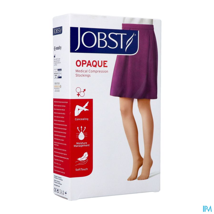 Jobst Opaque 2 Ag Wide Reg Open Dots Nat Vi Pair