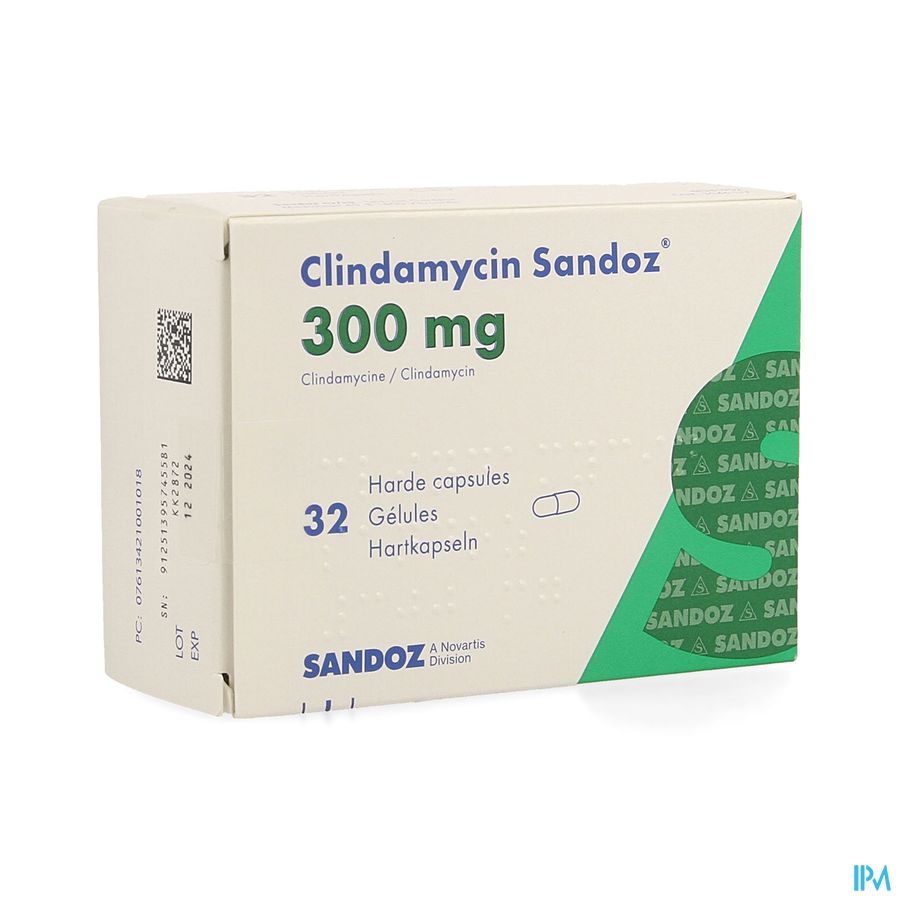 Clindamycin Sandoz Harde Caps 32x300mg 1