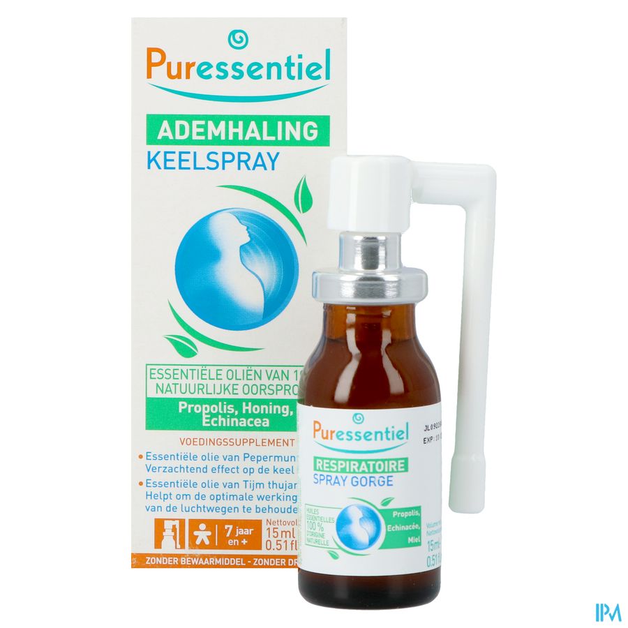 Puressentiel Ademhaling Keelspray 15ml 9