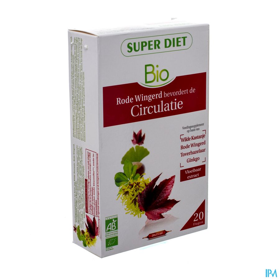 Superdiet Complexe Circulatie Bio Amp 20x15ml Superdiet Complexe Circulatie Bio Amp 20x15ml