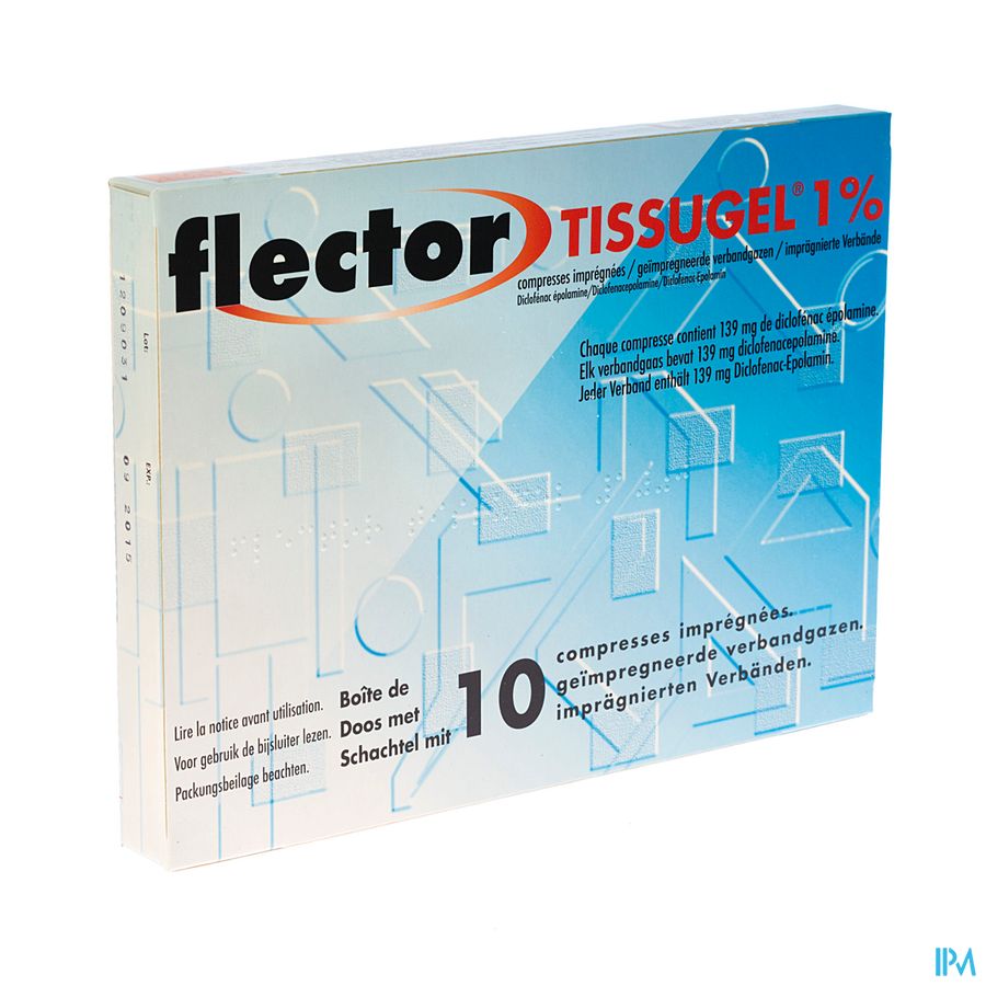 Flector Tissugel Compres Impreg 10